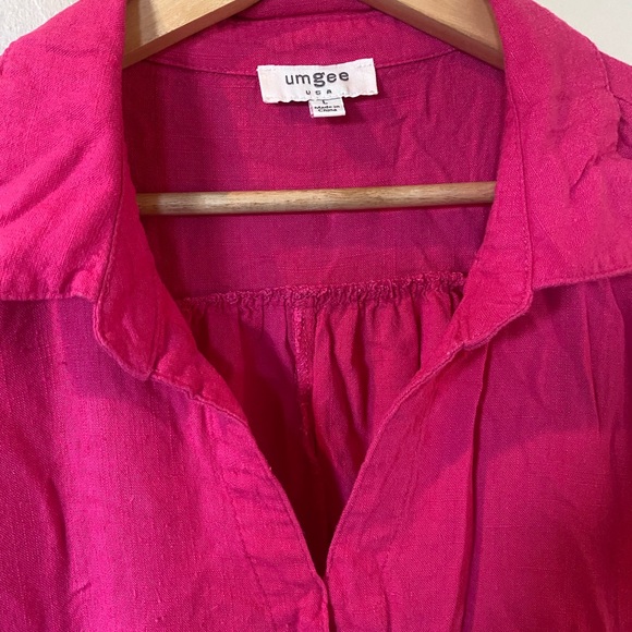 Umgee V-Neck Ruffle Dress - Picture 3 of 4